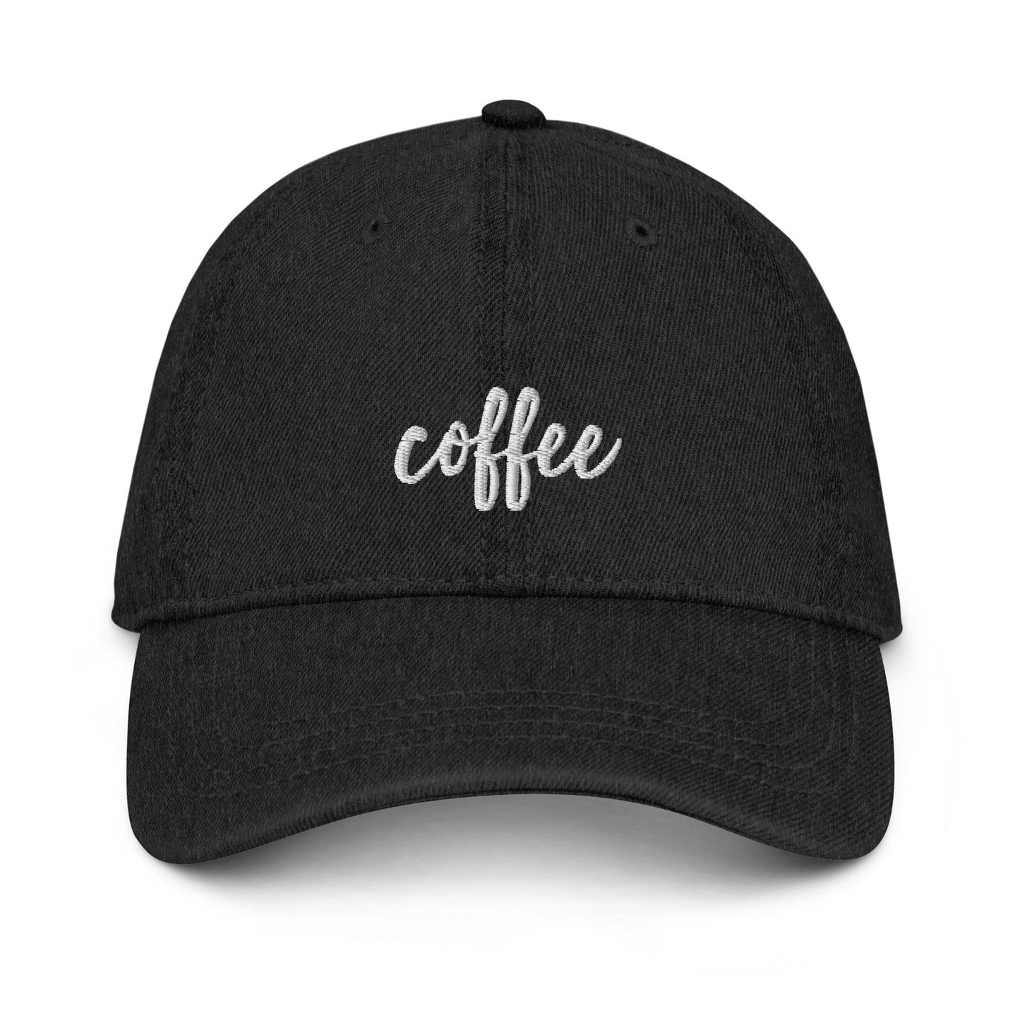 Coffee Embroidered Denim Hat - Aperture Coffee