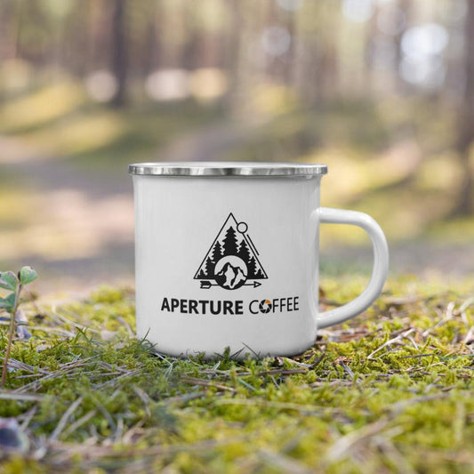 Aperture Coffee Mountain Enamel Mug - Aperture Coffee