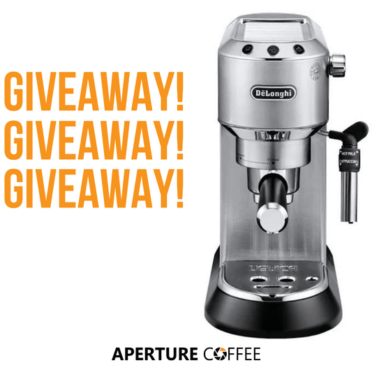 Our first giveaway event - Aperture Coffee