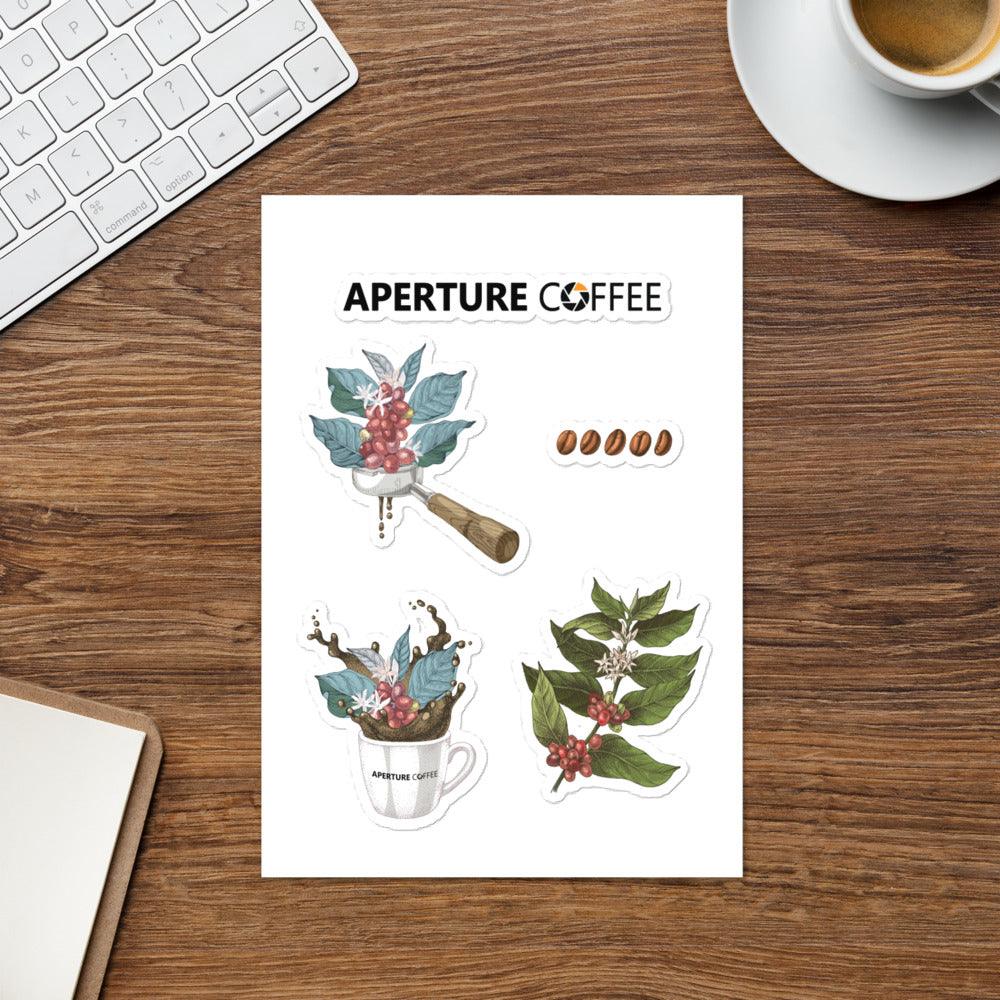 Aperture Coffee Sticker sheet - Aperture Coffee